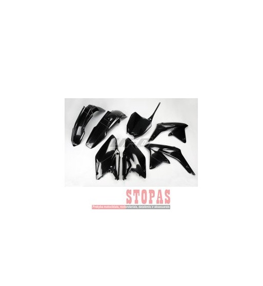 UFO Plastikų komplektas SUZUKI RMZ450 BLACK
