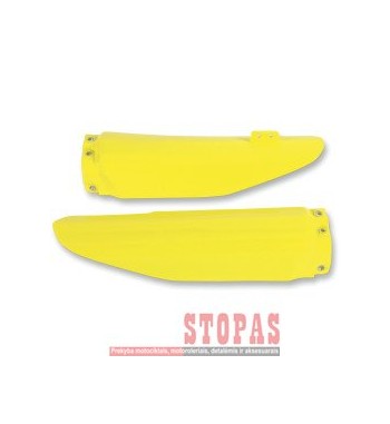 UFO FORK SLIDER PROTECTORS SUZUKI RM85 RM-YELLOW