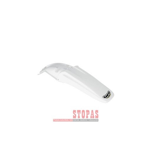 UFO REAR FENDER YAMAHA YZ125/250 WHITE
