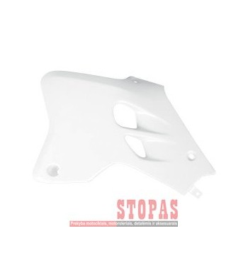 UFO RADIATOR COVERS YAMAHA YZ80 WHITE