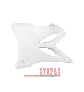 UFO RADIATOR COVERS YAMAHA YZ85 WHITE