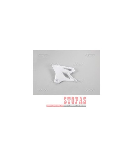 UFO RADIATOR COVERS YAMAHA YZ85 WHITE