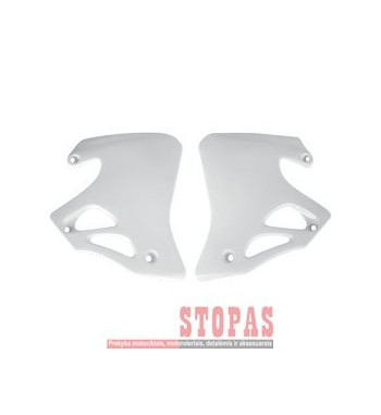 UFO RADIATOR COVERS HONDA CR125/250 WHITE