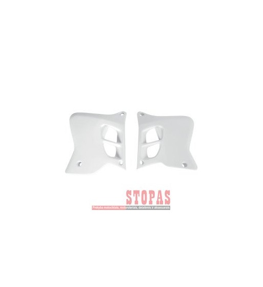 UFO RADIATOR COVERS YAMAHA YZ125/250 WHITE