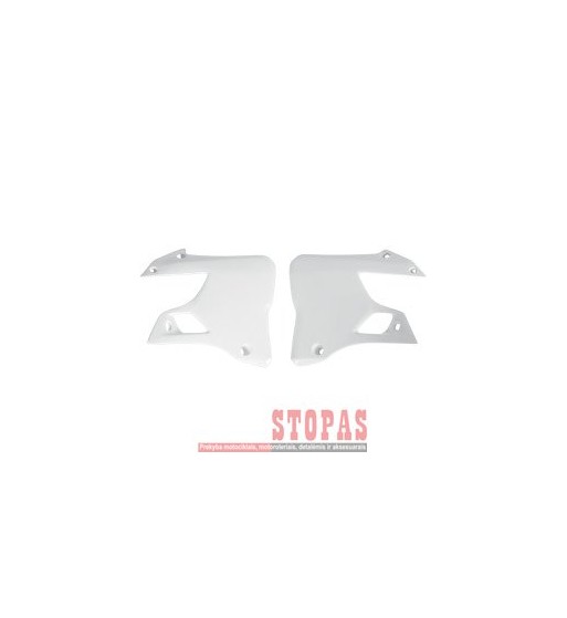 UFO RADIATOR COVERS YAMAHA YZ125/250 WHITE