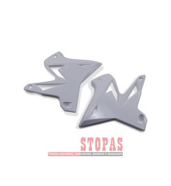 UFO RESTYLE RADIATOR COVERS YAMAHA YZ125/250 WHITE