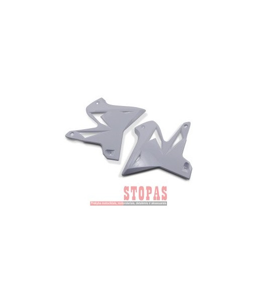 UFO RESTYLE RADIATOR COVERS YAMAHA YZ125/250 WHITE