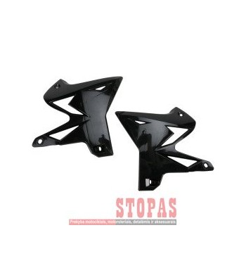 UFO RESTYLE RADIATOR COVERS YAMAHA YZ125/250 BLACK