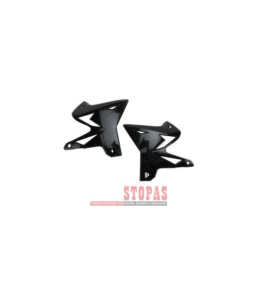 UFO RESTYLE RADIATOR COVERS YAMAHA YZ125/250 BLACK