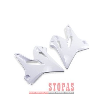 UFO RADIATOR COVERS YAMAHA YZ125/250 WHITE