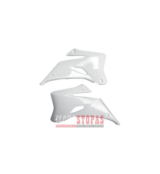 UFO RADIATOR COVERS YAMAHA YZ250/450F WHITE