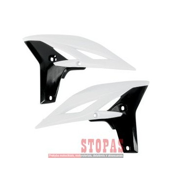 UFO RADIATOR COVERS YAMAHA YZ250F WHITE