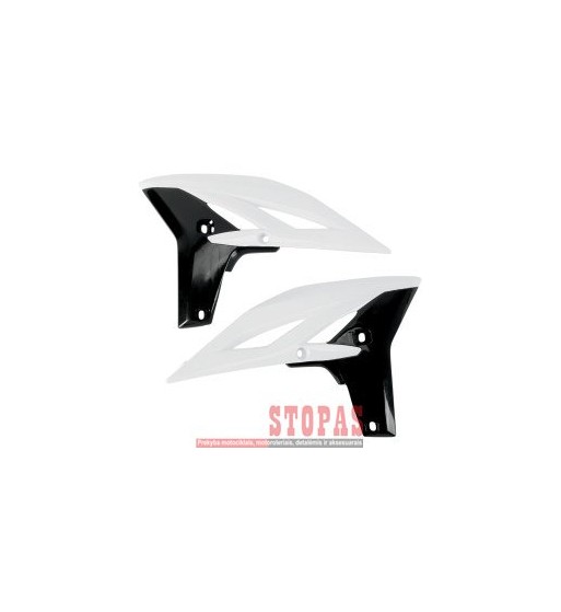 UFO RADIATOR COVERS YAMAHA YZ250F WHITE