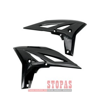 UFO RADIATOR COVERS YAMAHA YZ250F BLACK