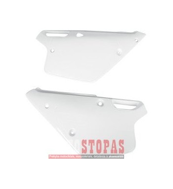 UFO SIDE PANELS YAMAHA YZ125/250: WHITE