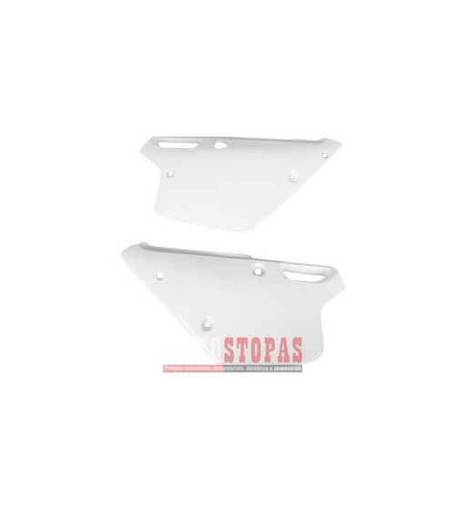 UFO SIDE PANELS YAMAHA YZ125/250: WHITE