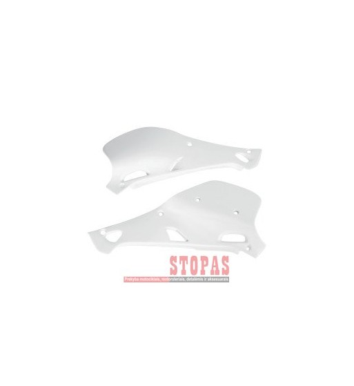 UFO SIDE PANELS YAMAHA YZ125/250 WHITE