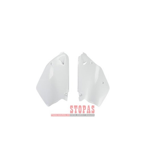 UFO SIDE PANELS YAMAHA YZ125/250 WHITE