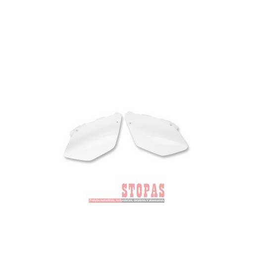 UFO SIDE PANELS YAMAHA YZ125/250 (EXPECT USA) WHITE