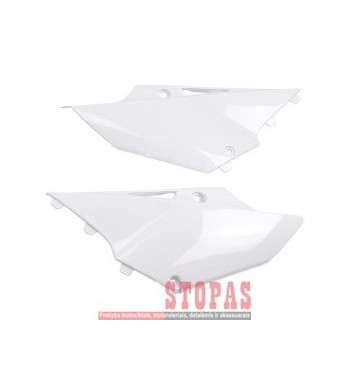 UFO SIDE PANELS YAMAHA YZ125/250 WHITE