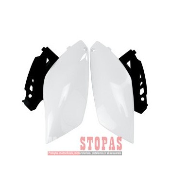 UFO SIDE PANELS YAMAHA YZ250F WHITE
