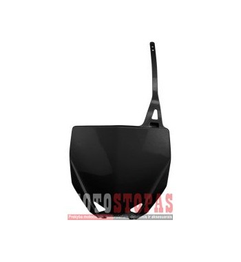 UFO FRONT NUMBER PLATE BLACK YZ 65/85