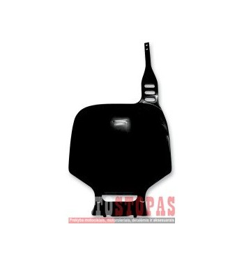 UFO FRONT NUMBER PLATE YAMAHA YZ80/85 BLACK