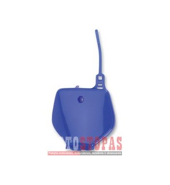 UFO FRONT NUMBER PLATE YAMAHA YZ/YZF/WRF REFLEX-BLUE