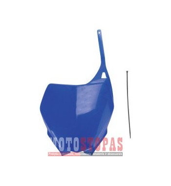 UFO FRONT NUMBER PLATE YZ/YZF REFLEX-BLUE