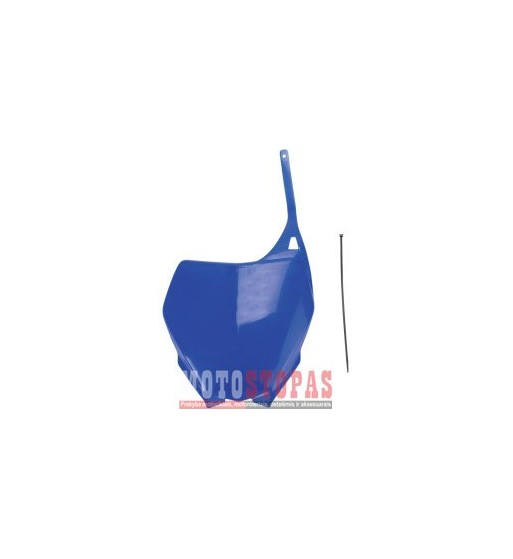 UFO FRONT NUMBER PLATE YZ/YZF REFLEX-BLUE
