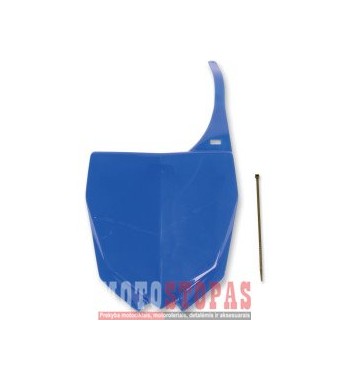 UFO FRONT NUMBER PLATE YAMAHA YZ250/450F REFLEX-BLUE