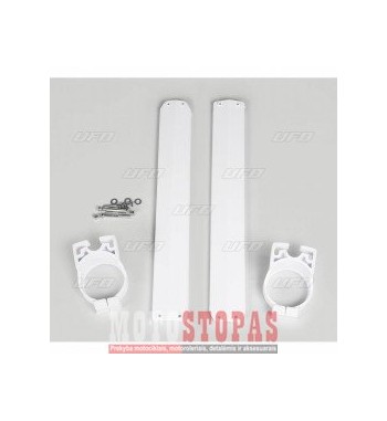 UFO FORK SLIDER PROTECTORS YAMAHA YZ125/250/360 WHITE