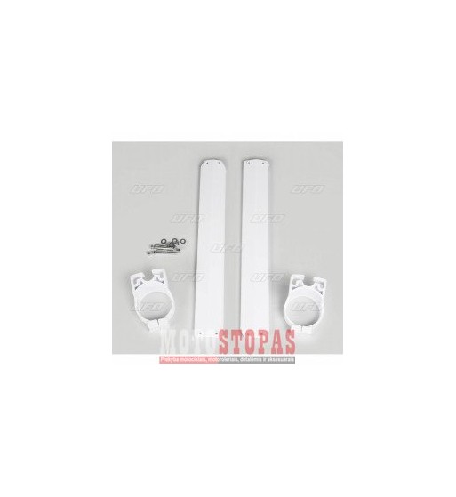 UFO FORK SLIDER PROTECTORS YAMAHA YZ125/250/360 WHITE