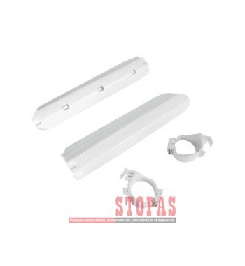 UFO FORK SLIDER PROTECTORS YAMAHA YZ125/250 WHITE