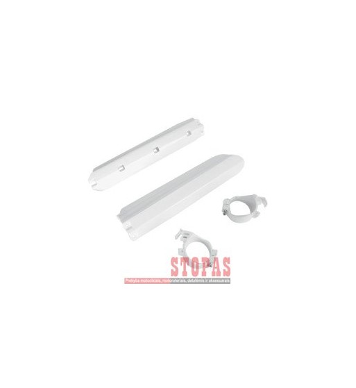UFO FORK SLIDER PROTECTORS YAMAHA YZ125/250 WHITE
