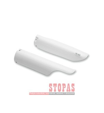 UFO FORK SLIDER PROTECTORS YAMAHA YZ/YZF WHITE
