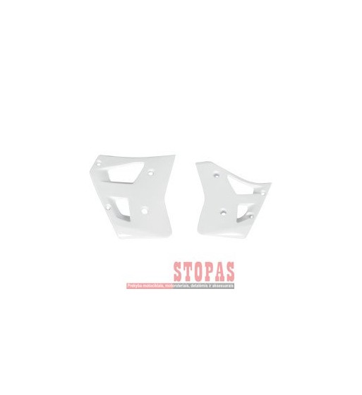 UFO RADIATOR COVERS YAMAHA YZ250 WHITE