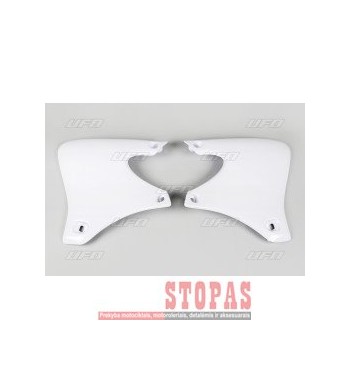 UFO RADIATOR COVERS YAMAHA YZ/WR400/426F WHITE