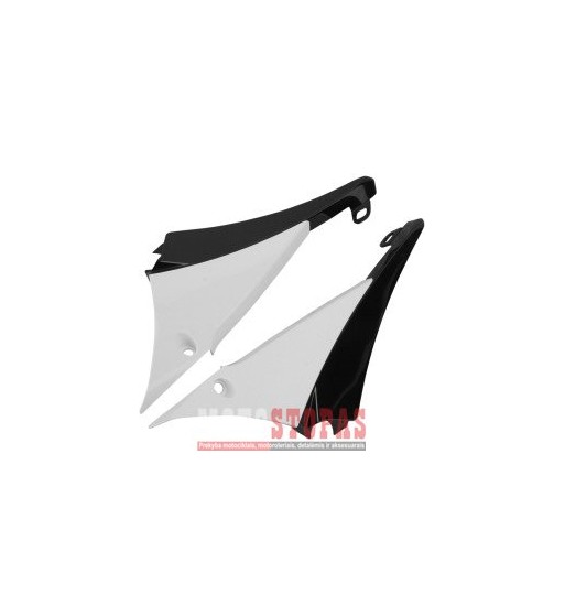 UFO RADIATOR COVER CONNECTOR YAMAHA YZ450F WHITE