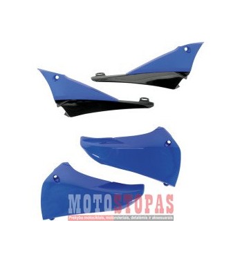 UFO UPPER RADIATOR COVERS YAMAHA YZ450F REFLEX-BLUE
