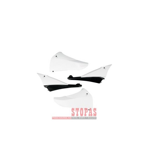 UFO UPPER RADIATOR COVERS YAMAHA YZ450F WHITE
