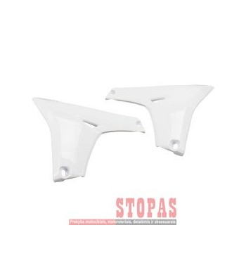 UFO LOWER RADIATOR COVERS YAMAHA YZ450F WHITE