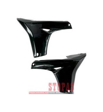 UFO LOWER RADIATOR COVERS YAMAHA YZ450F BLACK