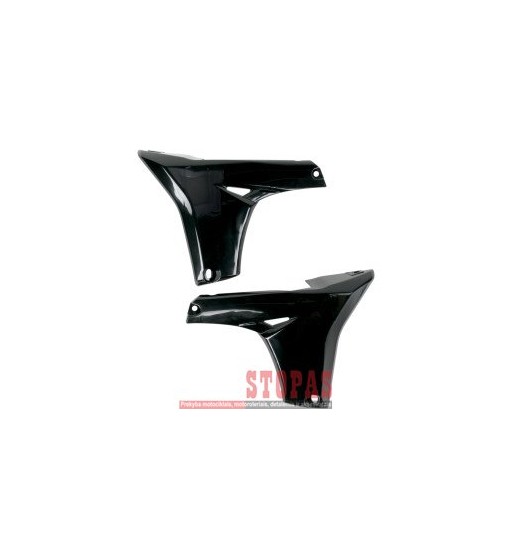 UFO LOWER RADIATOR COVERS YAMAHA YZ450F BLACK
