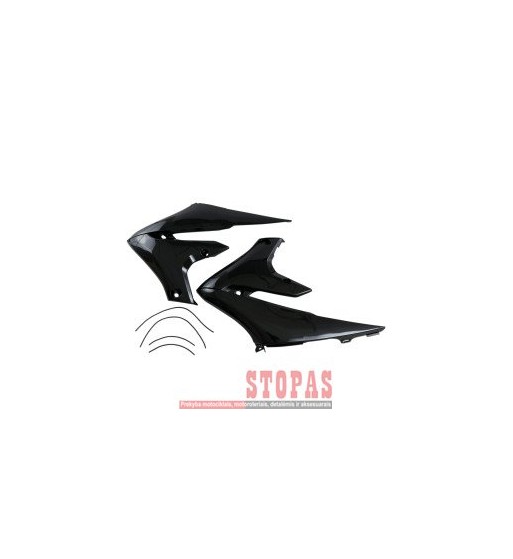 UFO RADIATOR COVERS YAMAHA BLACK YZ 450 F