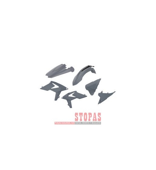 POLISPORT Plastikų komplektas BETA RR 2018 GREY