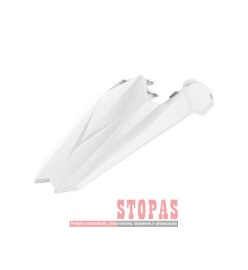 POLISPORT BETA REAR FENDER AND SIDE PANELS WHITE