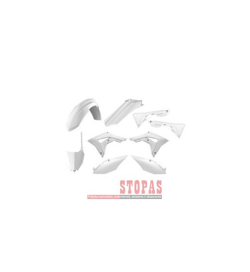 POLISPORT Plastikų komplektas honda WHITE