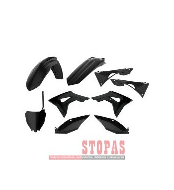 POLISPORT Plastikų komplektas honda BLACK