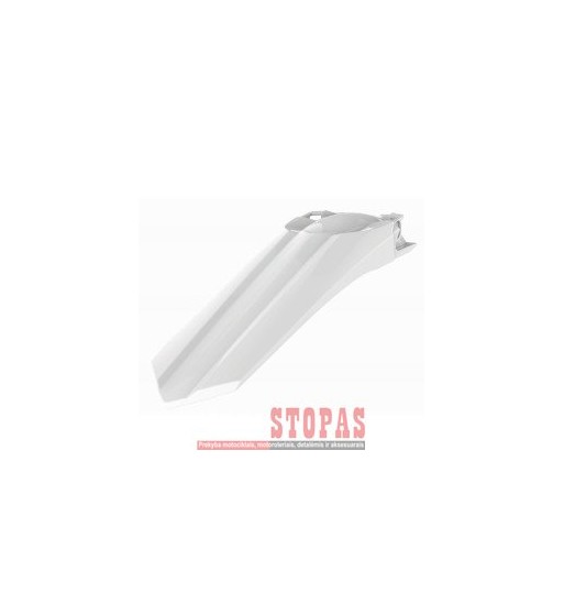 POLISPORT HONDA REAR FENDER WHITE